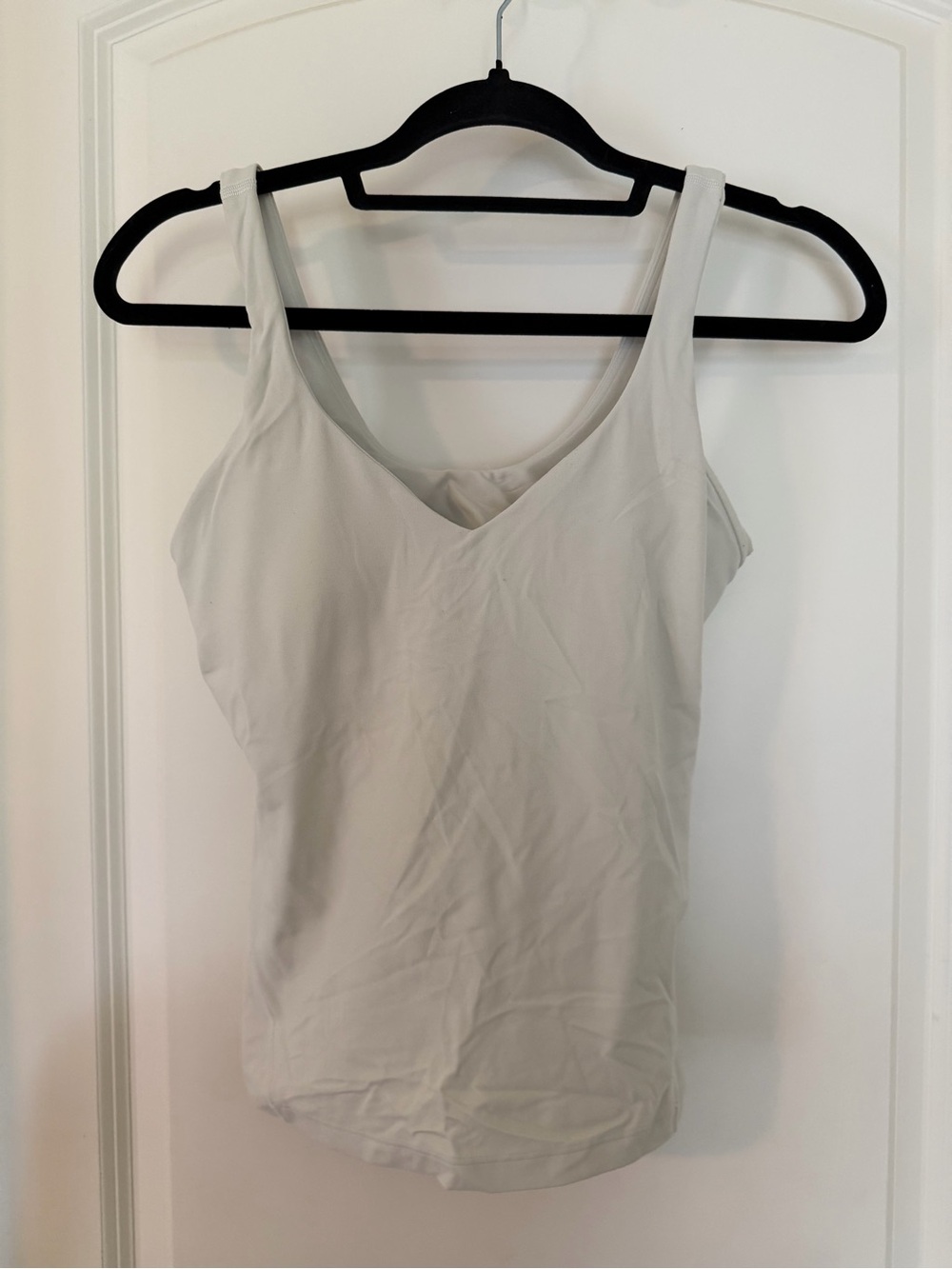 lululemon athletica Light Gray V-Neck Tank